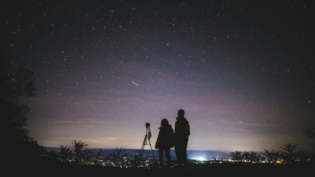 Stargazing with friends