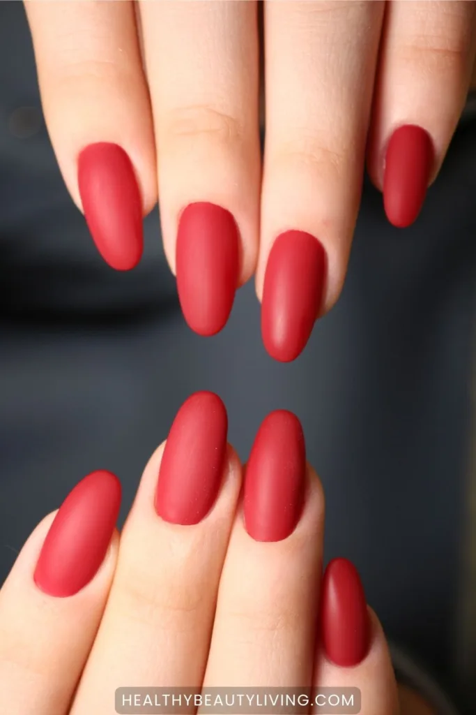 red nails