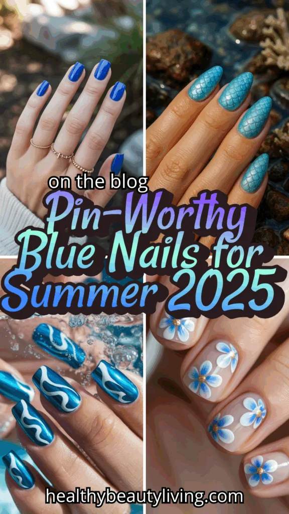 blue nails