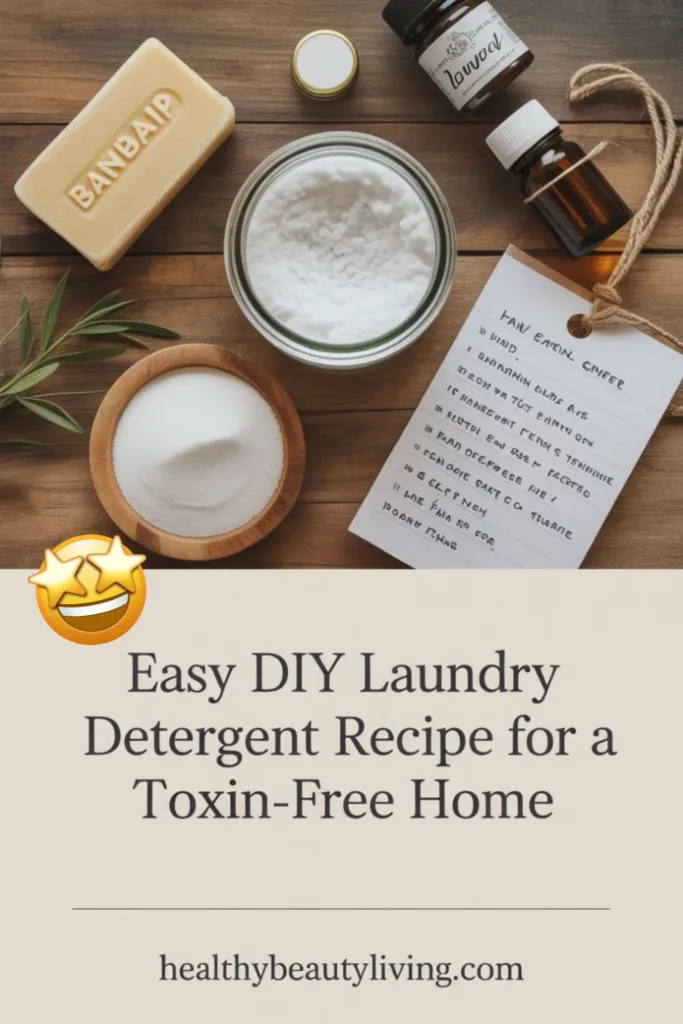 homemade laundry detergent