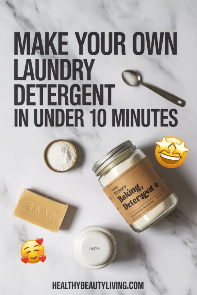homemade laundry detergent