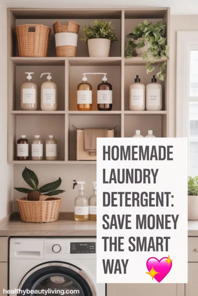 homemade laundry detergent