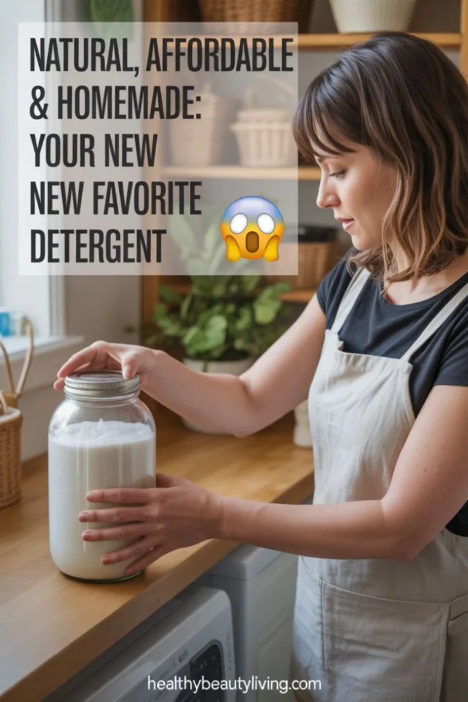 homemade laundry detergent
