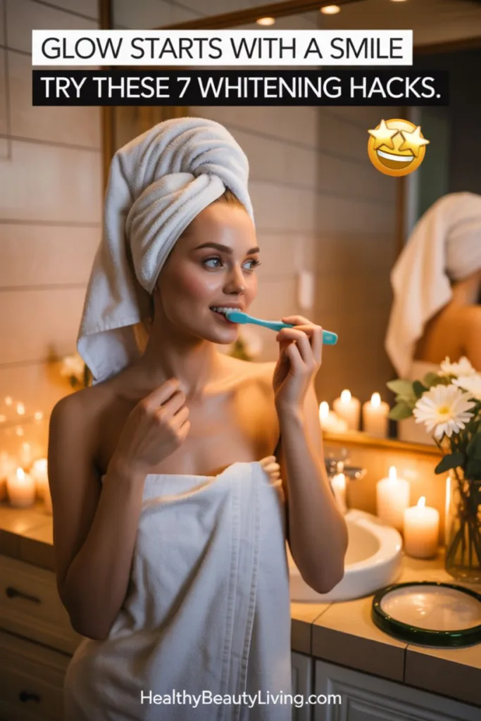 how to whiten teeth at home