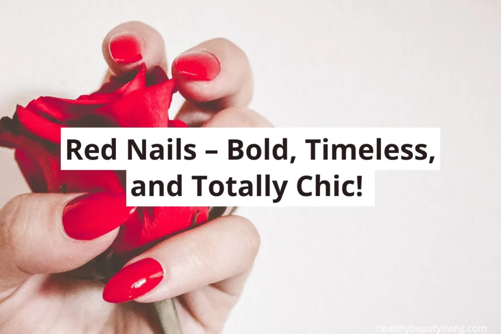 red nails
