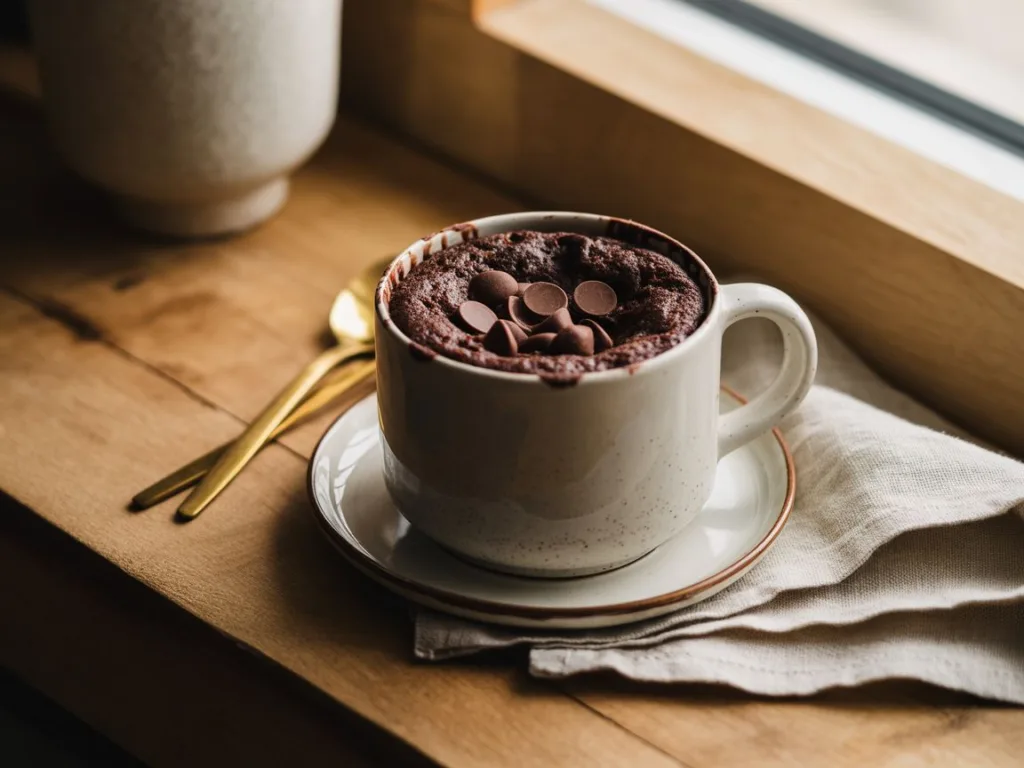 3 ingredient mug cake